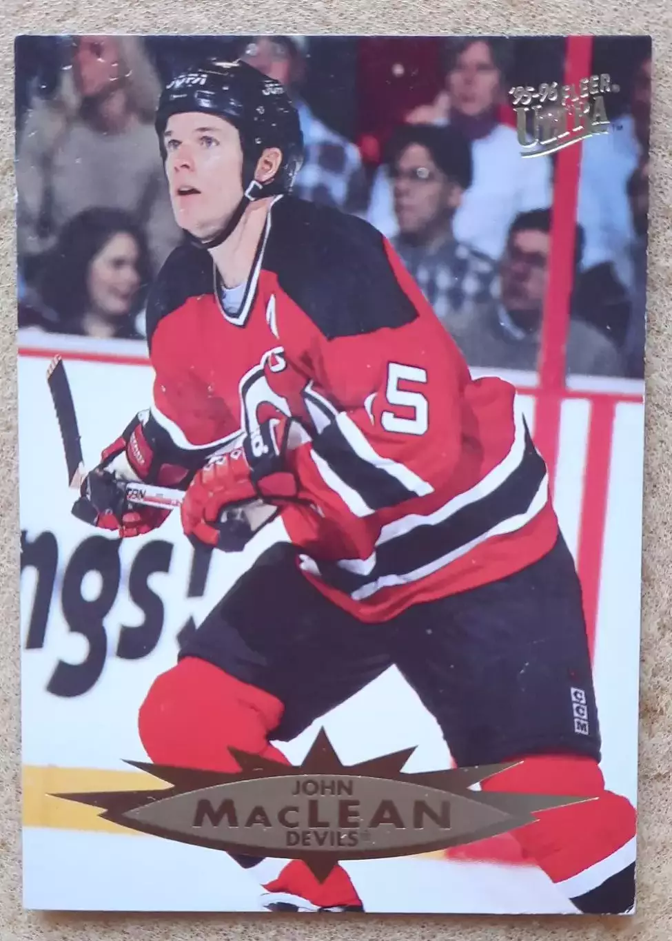 НХЛ Джон Маклин Нью-Джерси Дэвилз № 89 м