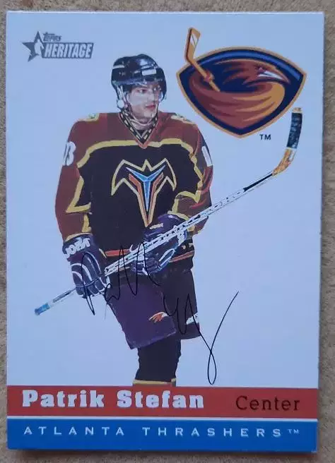 НХЛ Патрик Штефан Атланта Трэшерз № 11 автограф