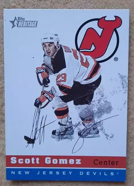 НХЛ Скотт Гомес Нью-Джерси Дэвилз № 29 автограф