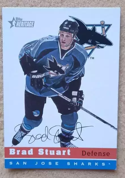 НХЛ Брэд Стюарт Сан-Хосе Шаркс № 108 автограф