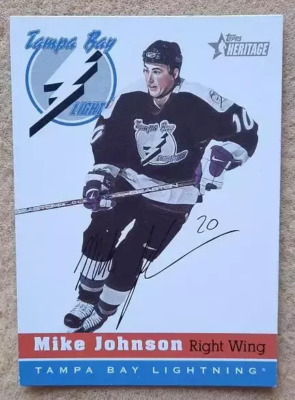 НХЛ Майкл Джонсон Тампа Бэй Лайтнинг № 151 автограф