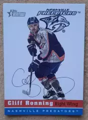 НХЛ Клифф Реннинг Нэшвилл Предаторз № 157 автограф