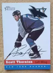 НХЛ Скотт Торнтон Сан-Хосе Шаркс № 182 автограф