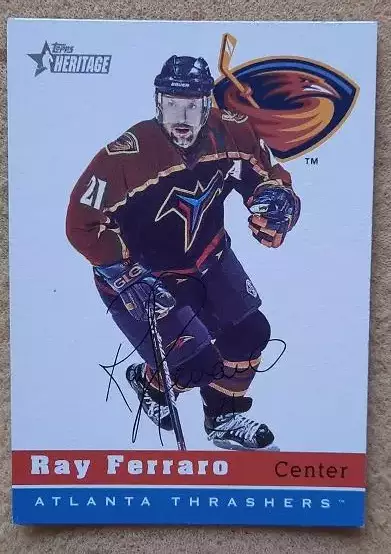 НХЛ Рей Ферраро Атланта Трэйшерз № 191 автограф