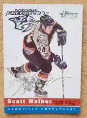НХЛ Скотт Уокер Нэшвилл Предаторз № 194 автограф