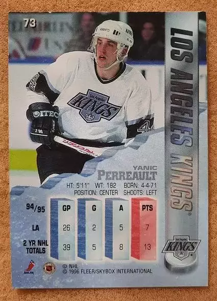 НХЛ Яник Перро Лос-Анжелес Кингз № 73 1