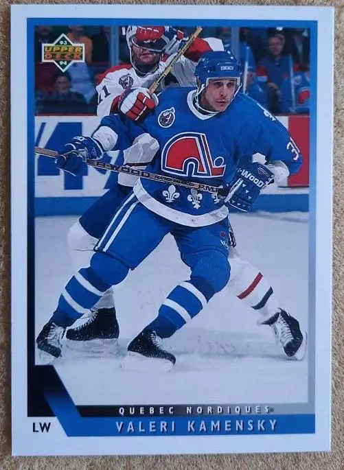 НХЛ Валерий Каменский Квебек Нордикс Воскресенск ЦСКА Москва № 118