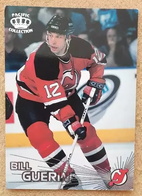 НХЛ Билл Герин Нью-Джерси Дэвилз № 117 сильвер