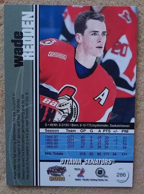 НХЛ Уэйд Редден Оттава Сенаторз № 286 1