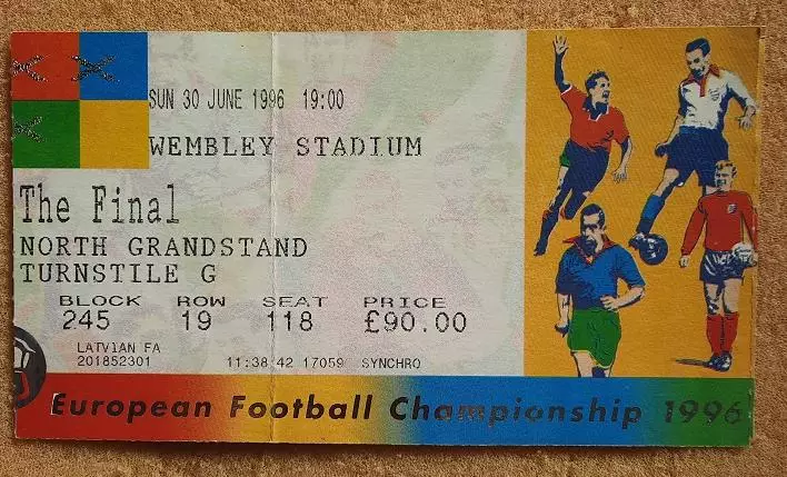 Германия - Чехия 30.06.1996 ФИНАЛ Чемпионат Европы 1996 года Англия