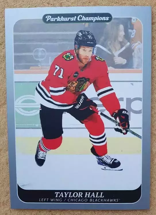 НХЛ Тейлор Холл Чикаго Блэкхокс № 139 сильвер