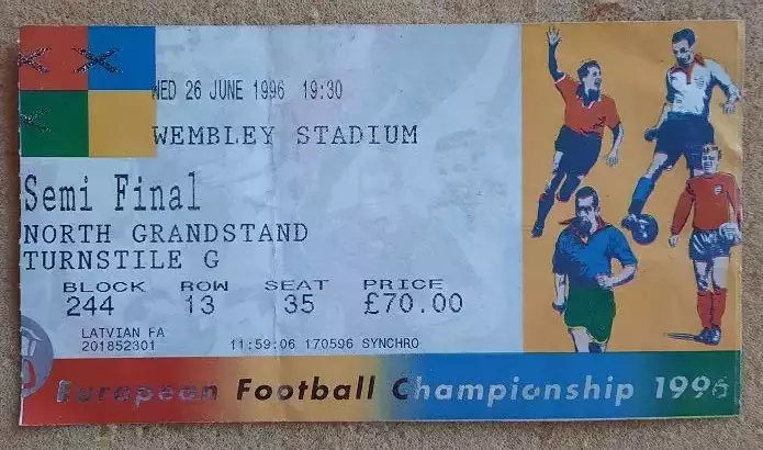 Англия - Германия 26.06.1996 полуФИНАЛ Чемпионат Европы 1996 года Англия