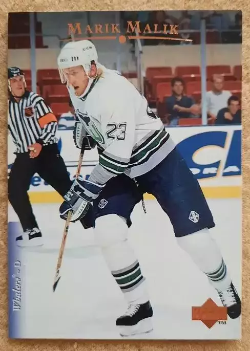 НХЛ Марек Малик Хартфорд Уэйлерс № 58