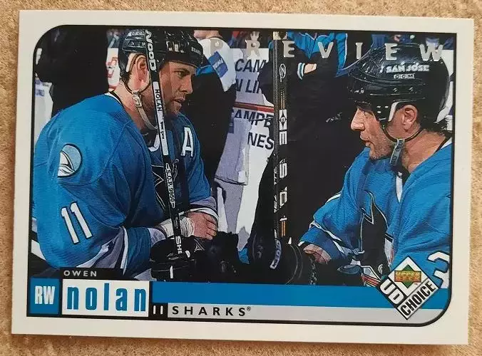 НХЛ Оуэн Нолан Сан-Хосе Шаркс № 175 превью