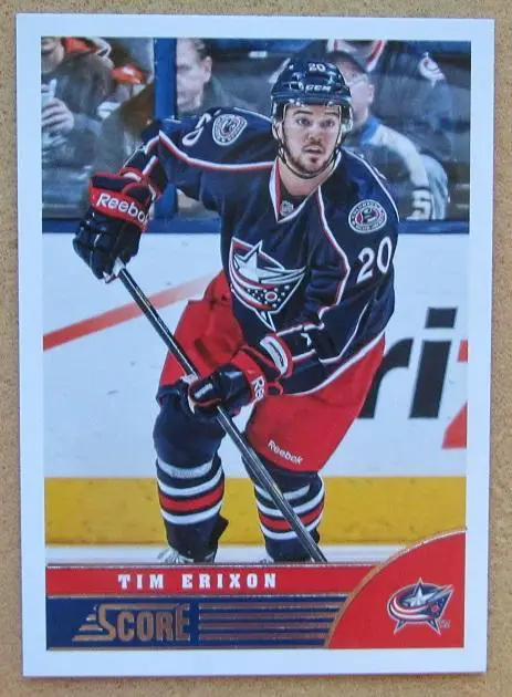 НХЛ Тим Эриксон Коламбус Блю Джекетс № 140