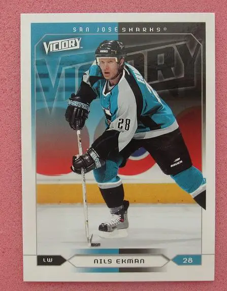 НХЛ Нильс Экман Сан-Хосе Шаркс № 161