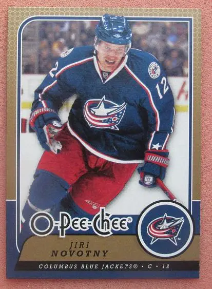НХЛ Иржи Новотны Коламбус Блю Джекетс № 126
