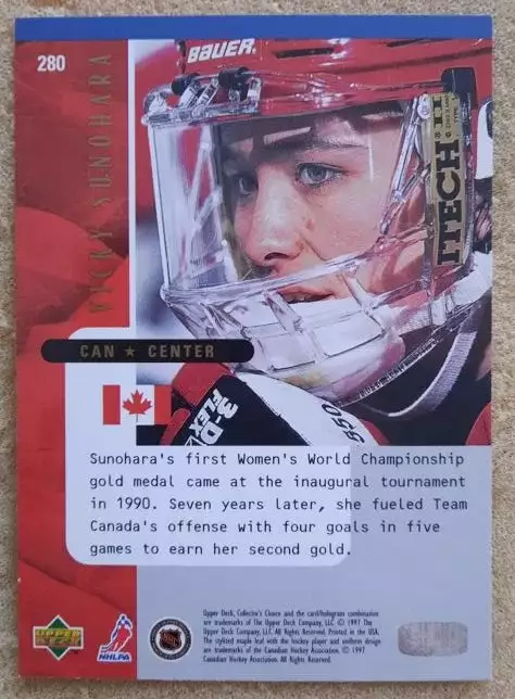 НХЛ Вики Сунохара Канада № 280 1