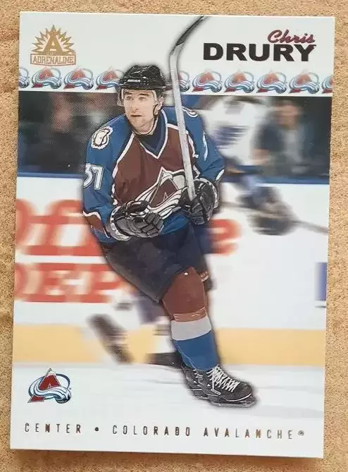 НХЛ Крис Друри Колорадо Эвеланш № 46 а