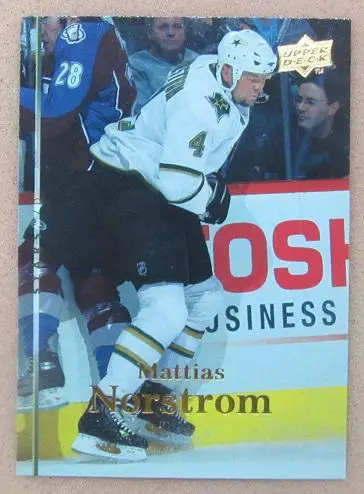 НХЛ Маттиас Норстрем Даллас Старз № 336