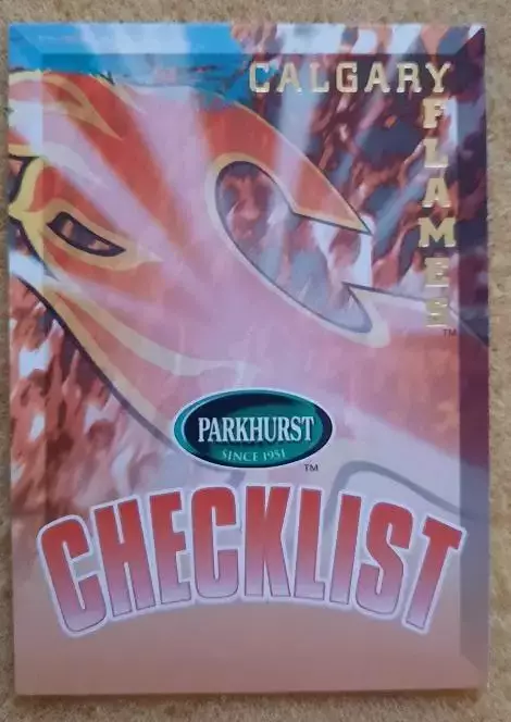 НХЛ Калгари Флэймз № 306 чек-лист