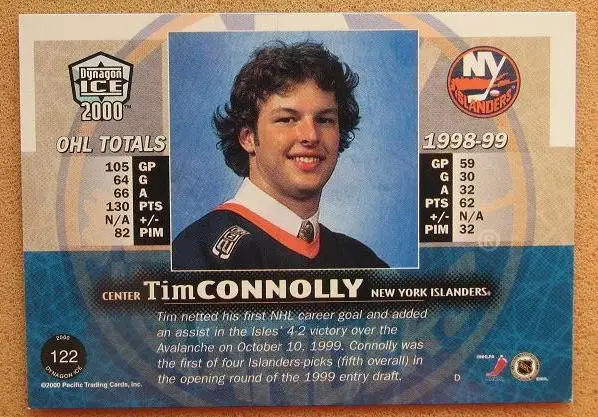 НХЛ Тим Коннолли Нью-Йорк Айлендерс № 122 1