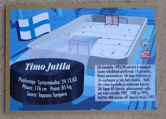 НХЛ Тимо Ютила Финляндия № 202 1