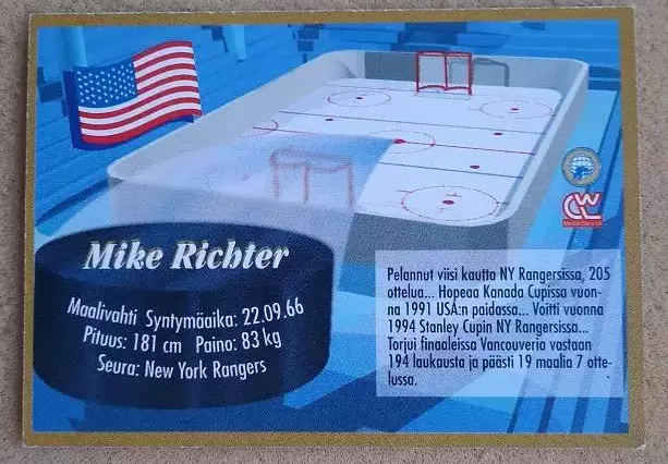 НХЛ Майк Рихтер США № 218 1