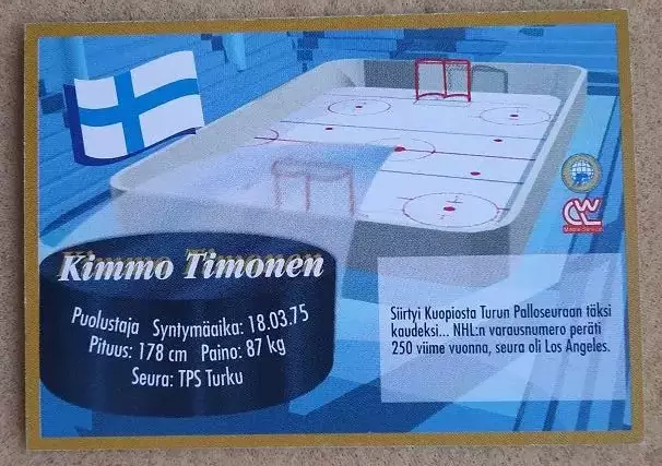 НХЛ Киммо Тимонен Финляндия № 233 1