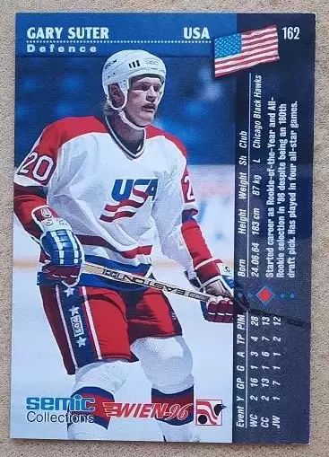 НХЛ Гари Сатер США Вена 1996 № 162 1