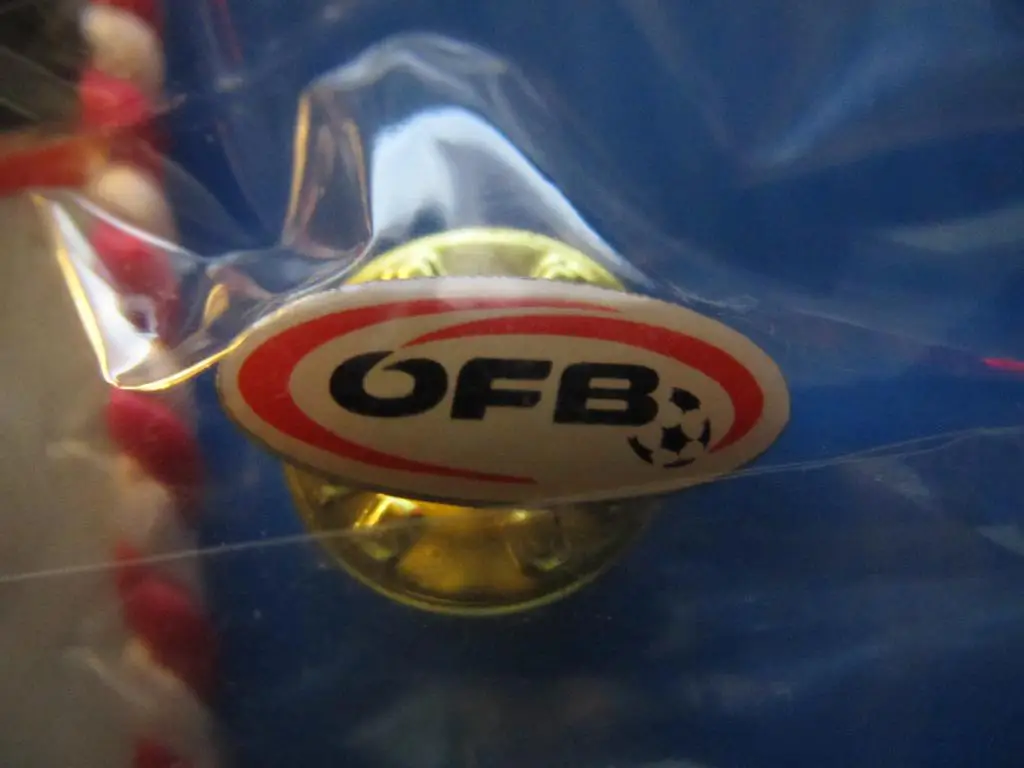 комплект вымпел Австрия федерация футбола + знак 1