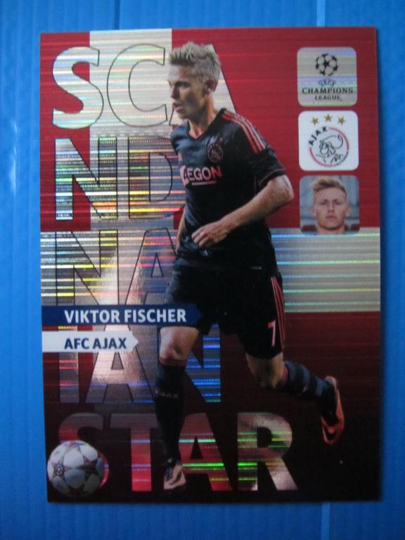 карточка Viktor Fischer Scandinavian Star Лига Чемп. УЕФА 2013-2014. Adrenaly XL