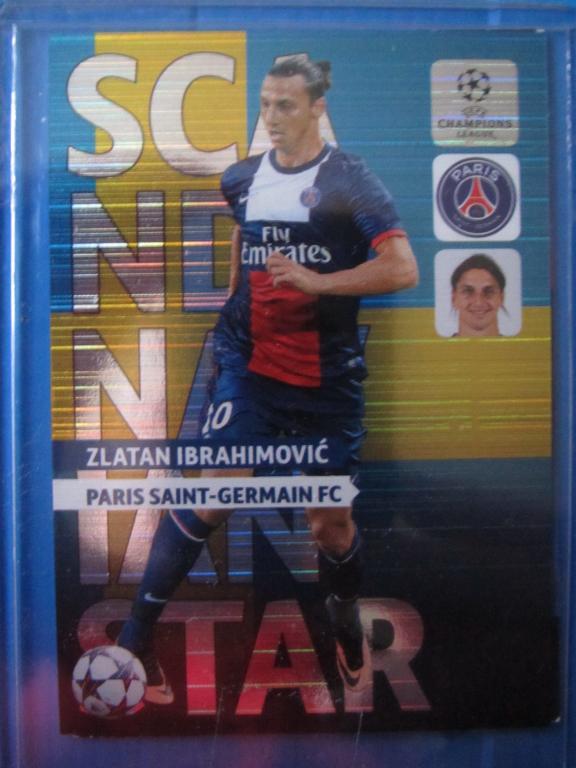 карточка Z.Ibrahimovic Scandinavian Star Лига Чемп. УЕФА 2013-2014. AdrenalinXL
