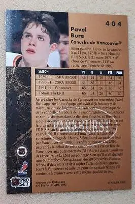 НХЛ Павел Буре Ванкувер Кэнакс ЦСКА Спартак Москва № 404 1