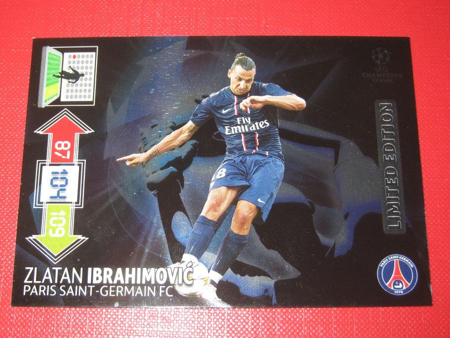 2012-13 Лига Чемпионов Златан Ибрагимович ПСЖ Франция Лимитированное издание
