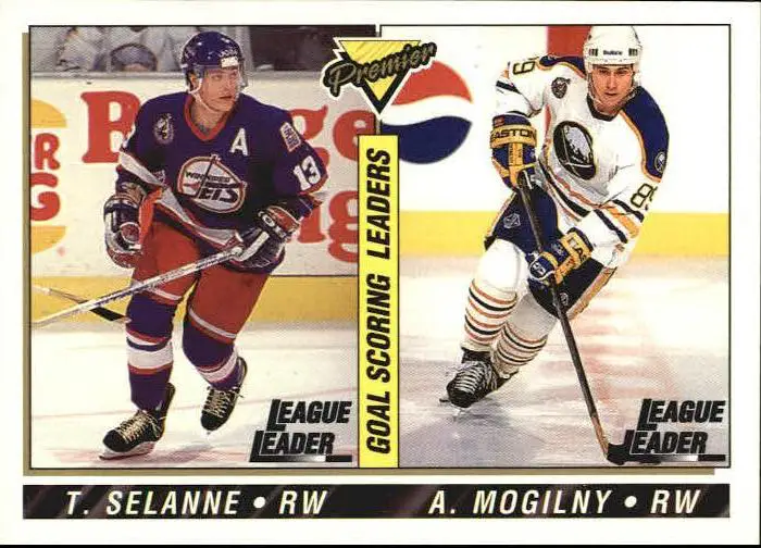 НХЛ Александр Могильный Баффало Сейбрз и Теему Селянне Виннипег Джетс № 148