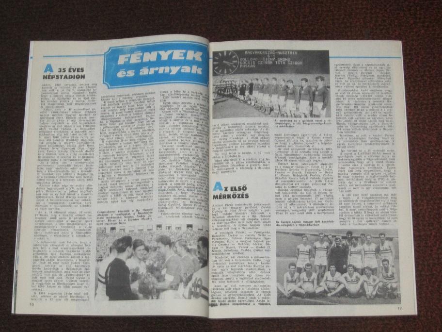 журнал Лабдаругаш (футбол) Венгрия за 1988 год сентябрь 1