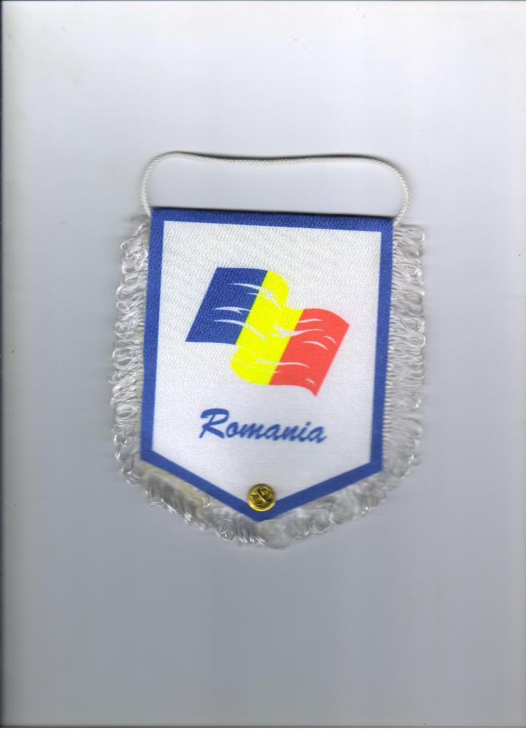 комплект вымпел Румыния федерация футбола + знак 1