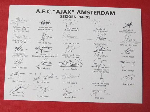 Аякс Амстердам сезон 1994-1995 1