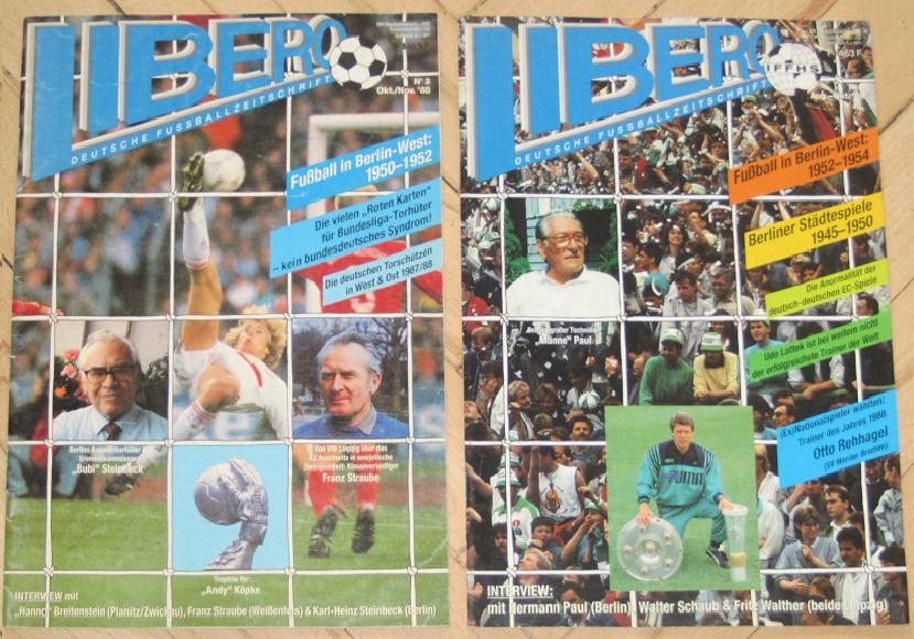 Libero (IFFHS) номера с 1 по 10 за 1988-1993 футбольная статистика 2