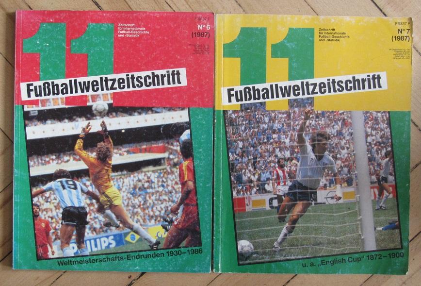 11 (IFFHS) номера с 1 по 9 + допвыпуск за 1984 - 1987 футбольная статистика 2