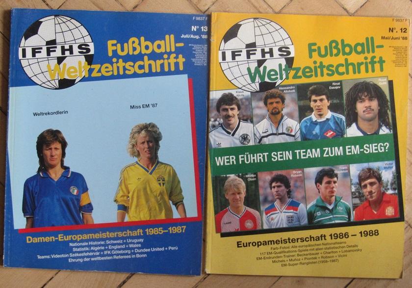 IFFHS номера с 10 по 20 за 1988 - 1993 футбольная статистика 2