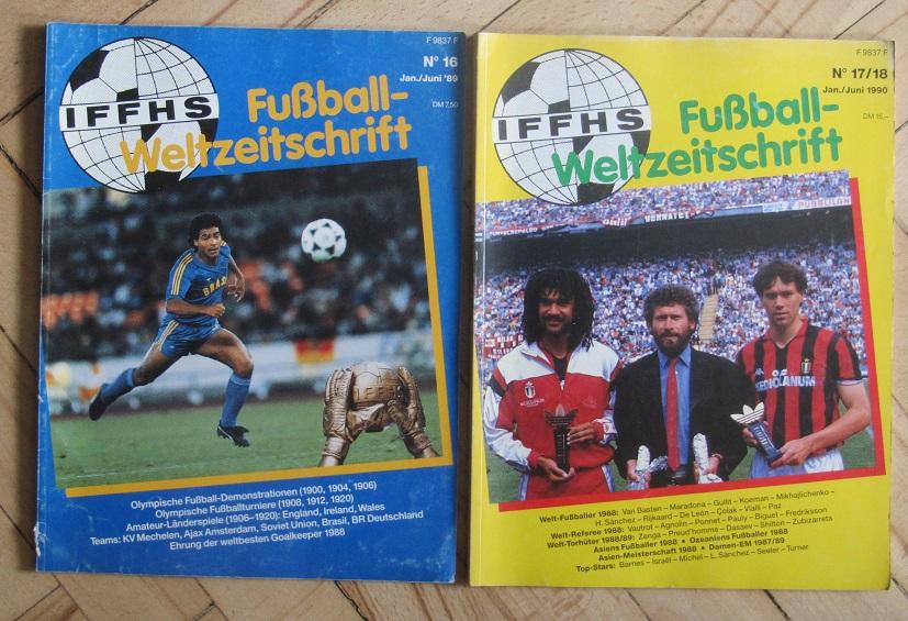 IFFHS номера с 10 по 20 за 1988 - 1993 футбольная статистика 4