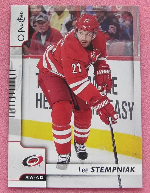 НХЛ Ли Стемпняк Каролина Харрикейнз № 184