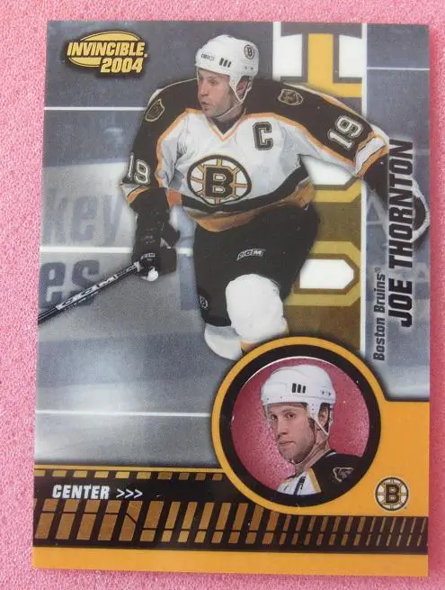 НХЛ Джо Торнтон Бостон Брюинз № 8