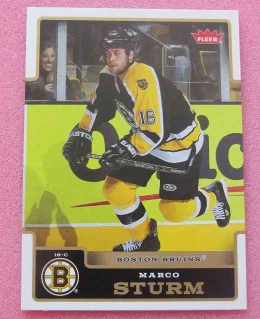 НХЛ Марко Штурм Бостон Брюинз № 19