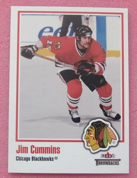 НХЛ Джим Камминс Чикаго Блэкхокс № 45