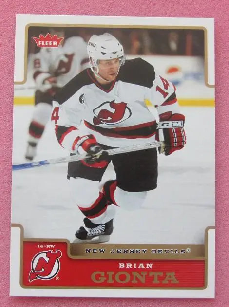 НХЛ Брайан Джионта Нью-Джерси Дэвилз № 117