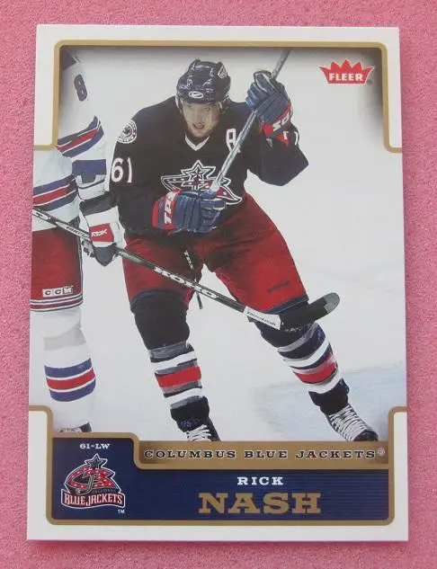 НХЛ Рик Нэш Коламбус Блю Джекетс № 58