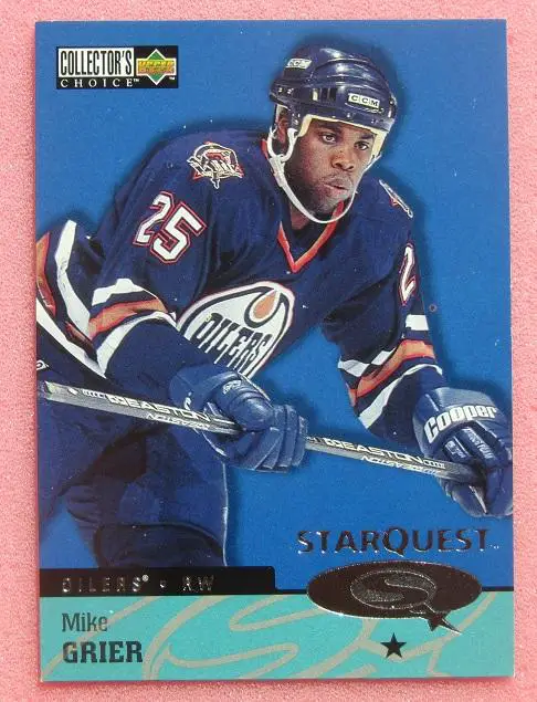 НХЛ Майк Грир Эдмонтон Ойлерз №SQ24